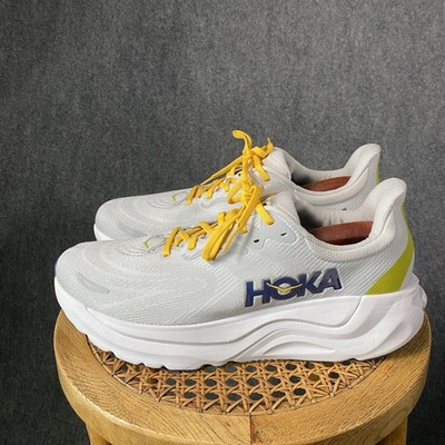 Hoka Arahi 8 Running Sneakers Mens 12 EE Wide Fit Shoes Grey Gym Run Excellent