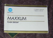 Minolta Maxxum Flash 2800AF instruction manual