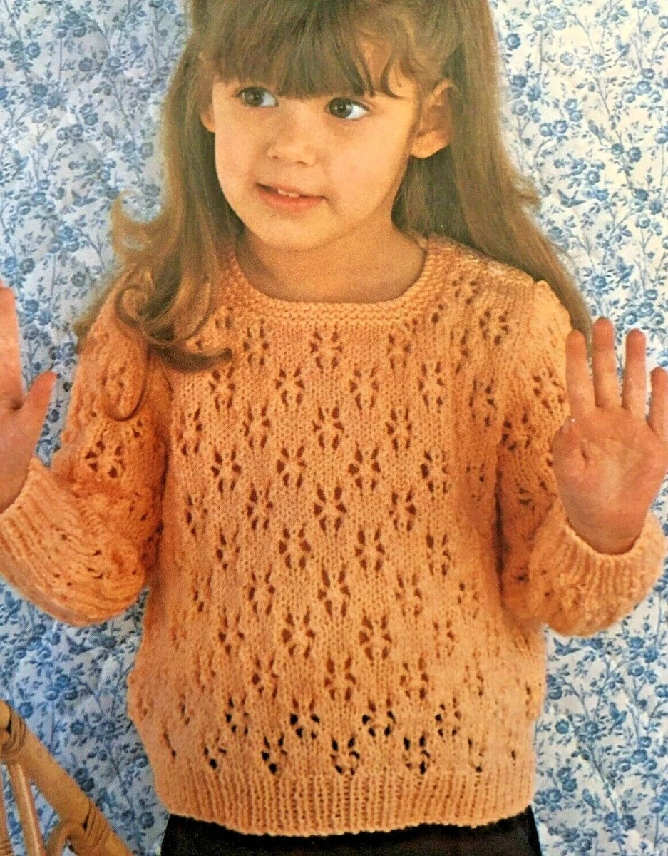 Girls clearance knit jumper