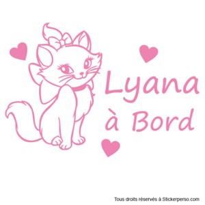 1 Sticker Bebe A Bord Modele Marie Des Aristochats Prenom Au Choix Ebay 1 Sticker Bebe A Bord Modele Marie Des Aristochats Prenom Au Choix Ebay
