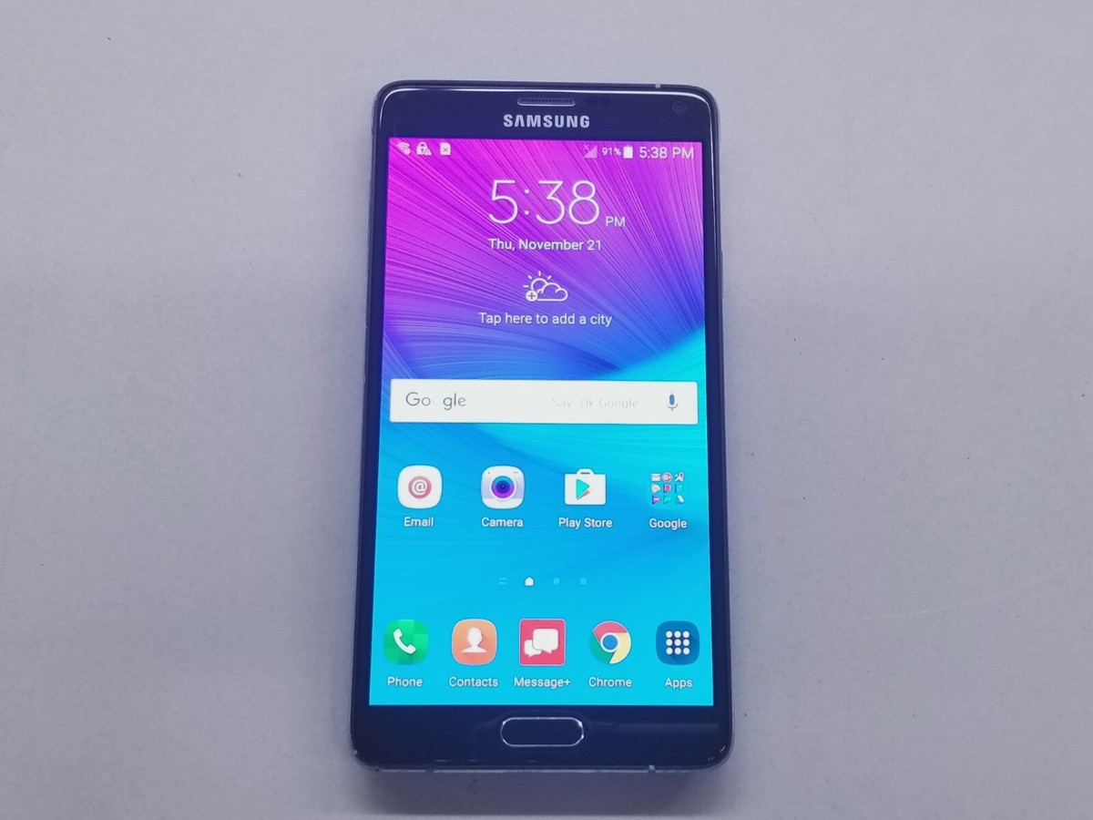 Samsung Galaxy Note 4 (SM-N910V) 32GB (Verizon) Smartphone - Clean