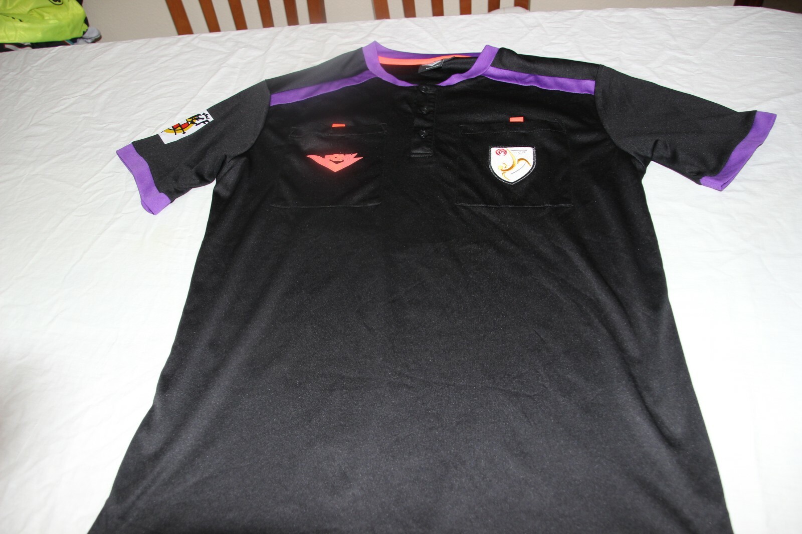 Maglietta Da Arbitro Della Federazione Catalana Arbitro Marca Pony Taglia M