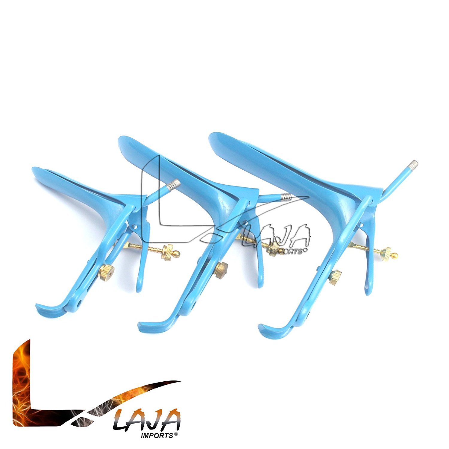 ODM One Piece Blue Coated LLETZ LEEP Graves Speculum Large - Foto 14