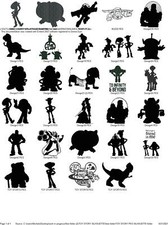 29 TOY SILHOUETTES EMBROIDERY MACHINE DESIGNS COLLECTION PES USB