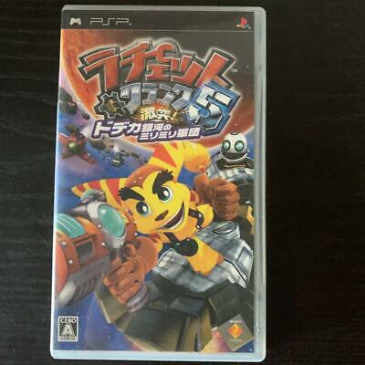 USED PSP Ratchet Clank 5: Gekitotsu! Dodeka Ginga no MiriMiri