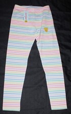 CAT  JACK white STRIPED Leggings Size 14/16