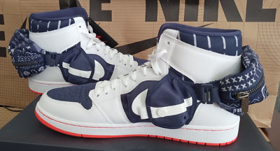 Jordan 1 Utility Quai 54 Men's Size:12.5 DV1717 100 White/Neutral Indigo
