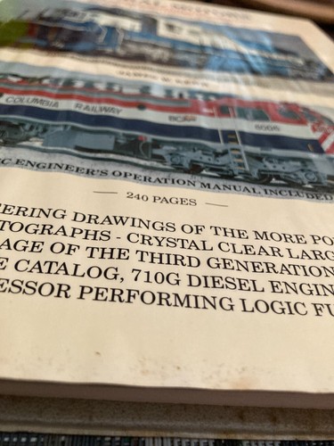 Libro manual de operaciones de locomotoras eléctricas diésel avanzadas General Motors 1987 - Imagen 17 de 18