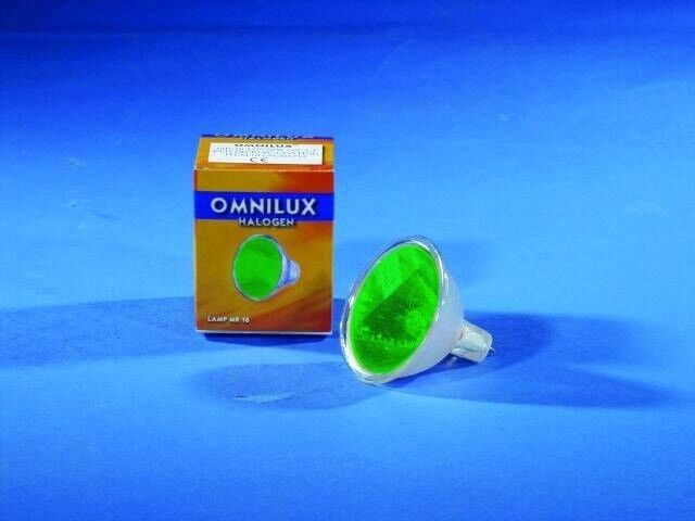 Omnilux Mr-16 12v/50w Gx-5,3 Sp 12° Grün