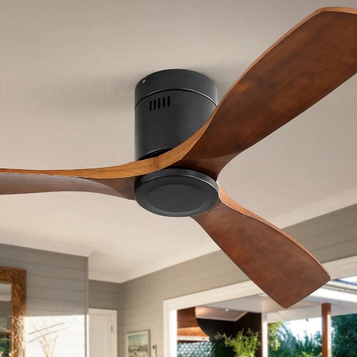 Deckenventilator Eingebettetes Stummschalten Umkehrbarer DC-Motor Fernbedienunge - Bild 7 von 14