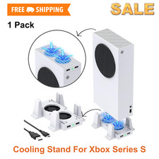 Cooling Stand -Xbox Series S, Dual Purpose Fan, USB Ports, Adjustable Speed Dock