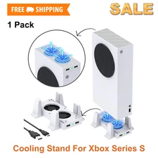 Cooling Stand -Xbox Series S, Dual Purpose Fan, USB Ports, Adjustable Speed Dock