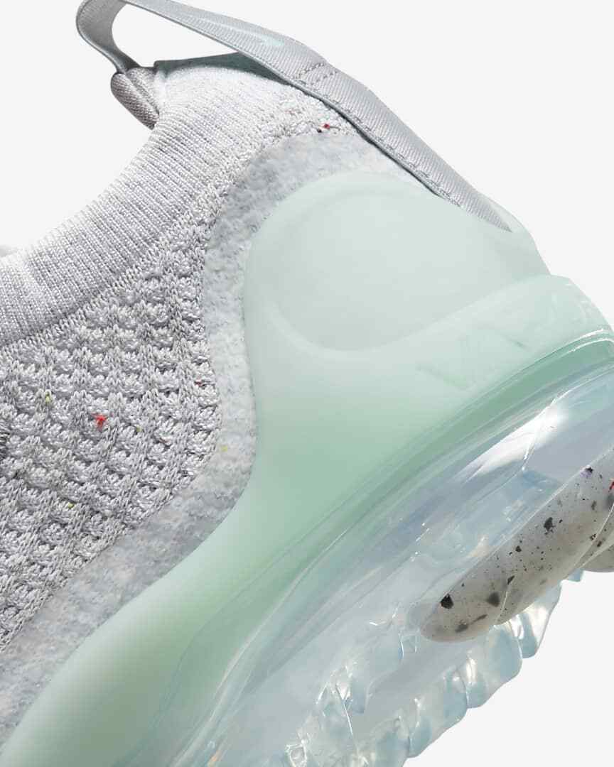 Nike Air Vapormax Flyknit 2021 GS Platinum Mint DB1550 008  display picture 2