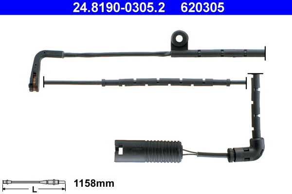 ATE 24.8190-0305.2 Warning Contact, brake pad wear for LAND ROVER