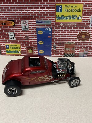 1/18 GMP 1932 Nitro Coupe Altered Drag Coupe Candy Apple Red 18816