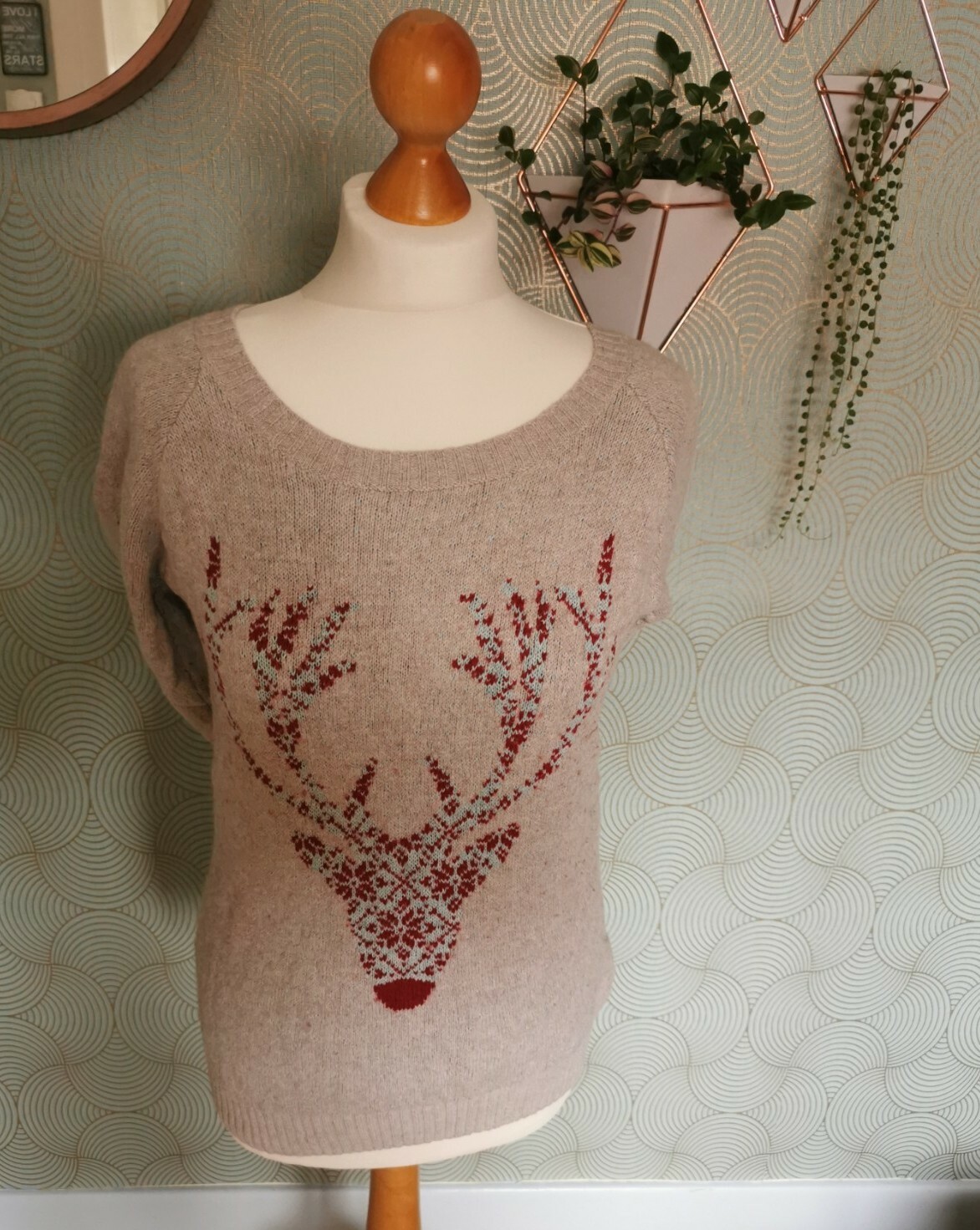 Fat Face Christmas Jumper Size 10 eBay