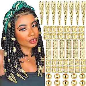 24 Perles Pour Cheveux Dreadlocks Et Tresses - Tubes Africains - DIY - Neuf Avec étiquettes