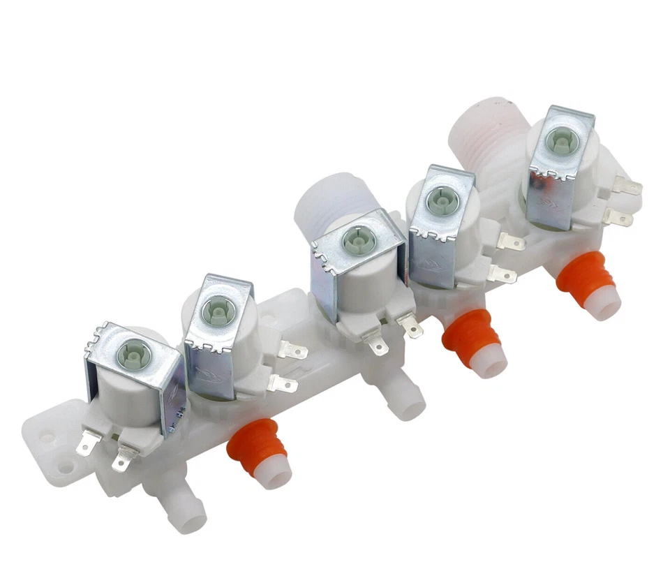 Válvula de entrada de agua de lavadora para LG WT1101CW WT5070CW WT7200CW WT4970CW WT4870CW Foto 3 de 4