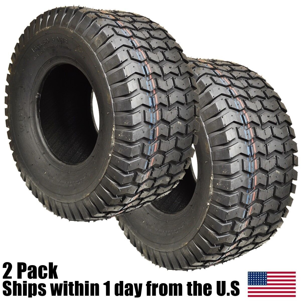 2PK Tires 23x10.5012 Turf Tire for Lawn and Garden Mowers Tractor