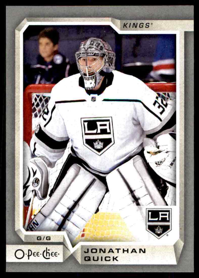2018-19 O-PEE-CHEE SILVER JONATHAN QUICK LOS ANGELES KINGS #103