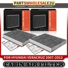 2Pcs Front Activated Carbon Cabin Air Filter for Hyundai Veracruz 2007 2008-2012