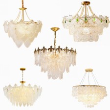 Vintage Chandelier Crystal Ceiling Light Fixture Pendant Hanging Lamp 5 Styles