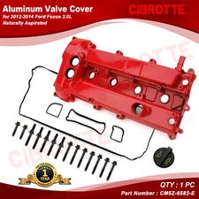 Upgraded Aluminum Valve Cover w/ Gasket Kit for 2012-2014 Ford Focus 2.0L NA👍