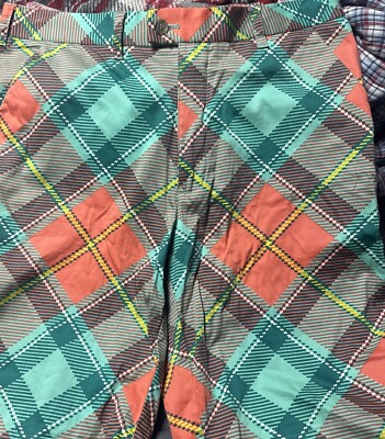 Men's Loudmouth Golf Crazy Pattern Geometric Design John Daly Shorts Sz 36