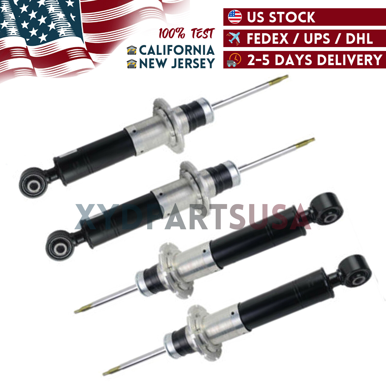Front Rear Shock Absorbers w/ADS Magnetic Fit Ferrari 458 Italia Spider Speciale