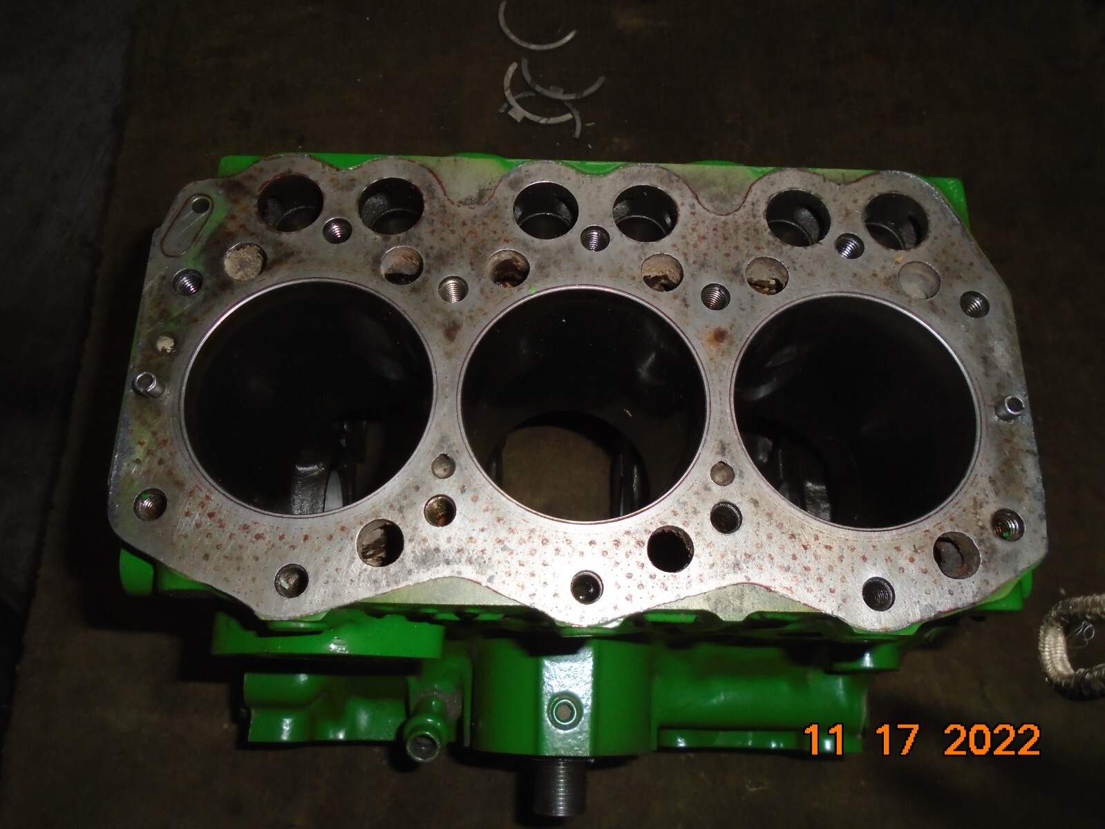 John Deere 322 Yanmar Gas 3TG66UJ Engine Block AM876029 eBay