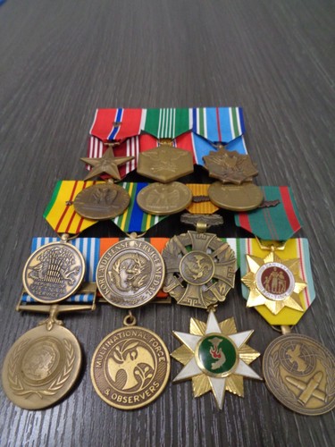 Vietnam War US ARMY 14 Medal lot of Professional Mounted Museum Quality RARE - Picture 11 of 17