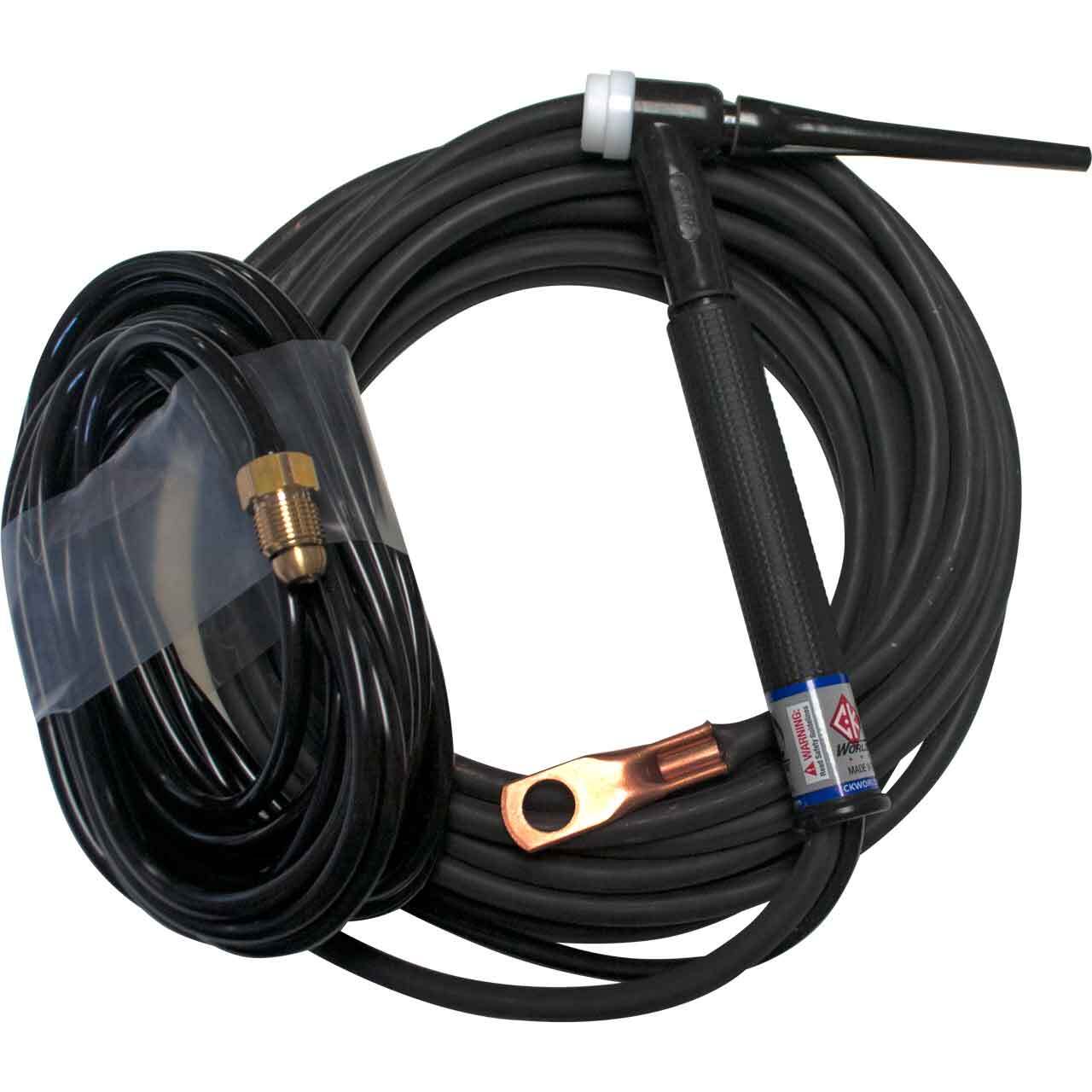 CK17V FX Corpo Torcia TIG Flex-Head Raffreddata A Gas – 150 A – (xref: WP-17FV) – Leggera Con Isolamento In Gomma Siliconica - 3