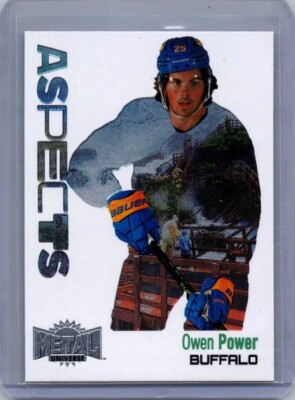 2022-23 UD SkyBox Metal Universe Aspects Owen Power #A-22 RC- Buffalo Sabres