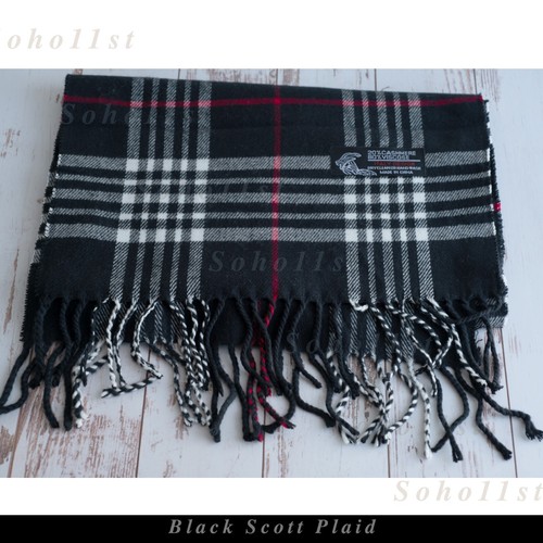 New Men Women Super Soft Cashmere Scarf Wrap Shawl- Brown Tartan Plaid 74-1 - Picture 57 of 63