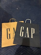 Lot of 2 Gap Paper Tote Bags
