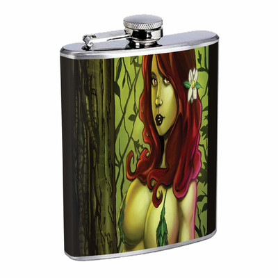 Sexy Bad Girls Pin Up D20 Flask 8oz Stainless Steel Hip Drinking Whiskey Model