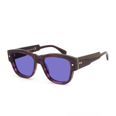 XLAB Sunglasses mod. LUZON  GLOSSY STRIPED PURPLE / 6262 POLARIZED LILAC