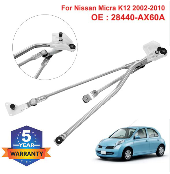 Front Windscreen Wiper Motor linkage for Nissan Micra K12 20022010