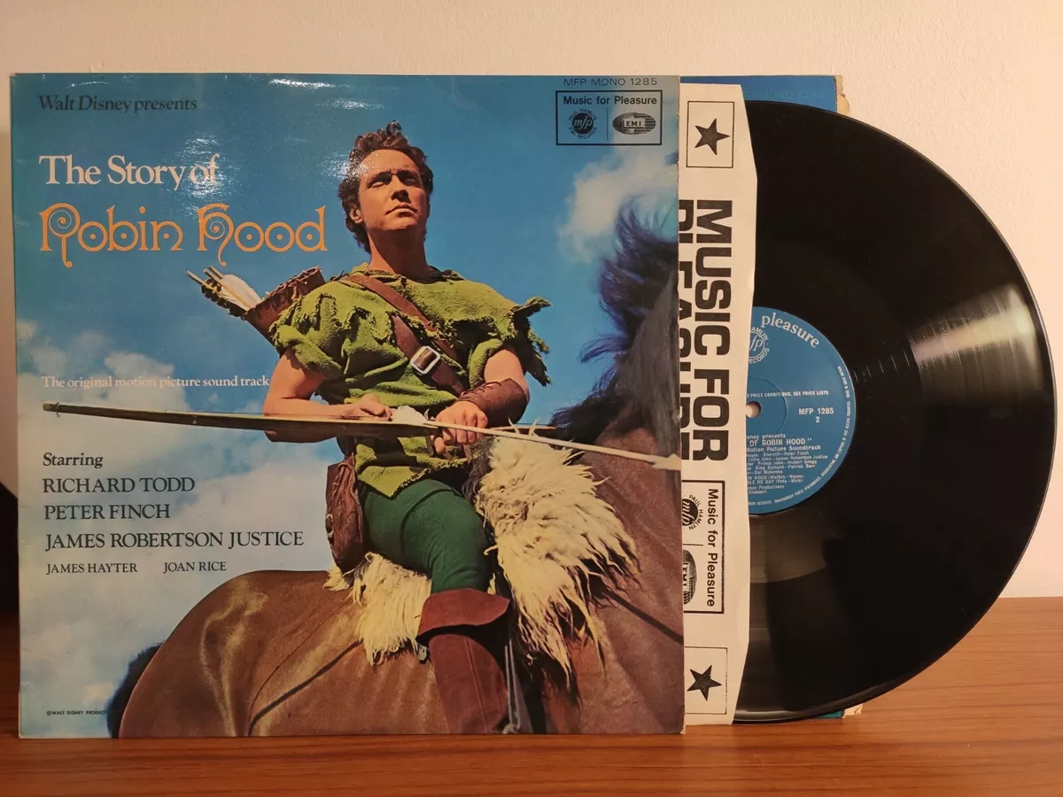 Robin Hood walt Disney's Story Of 7' Vinyl Record /