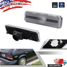 Clear Front Side Marker Lights For 1972-93 Dodge Ram D250 W250 Pickup Ramcharger