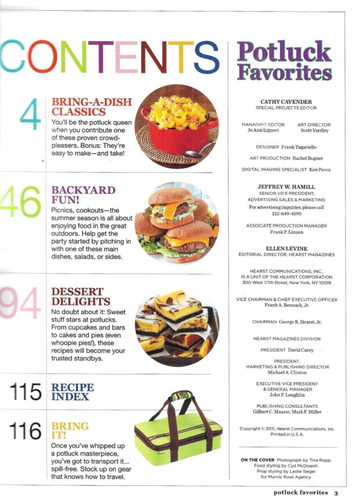 Potluck Favorites Magazine Church Suppers Reunions Outdoor Parties Pasta Recipe - Picture 2 of 12