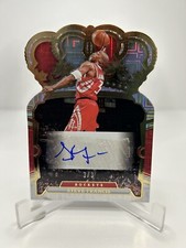 2023-24 Panini Crown Royale Crown Auto Red Int. 3/3 Steve Francis #CA-FRA Auto
