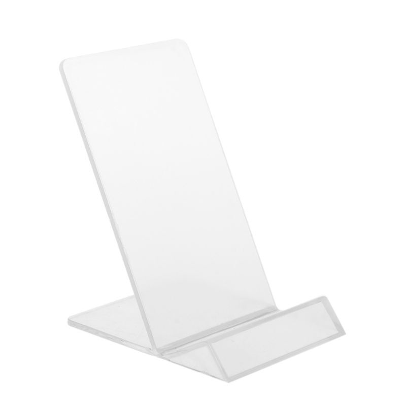 Acrylic Phone Holder Stand for Desk Home Office Display Mount