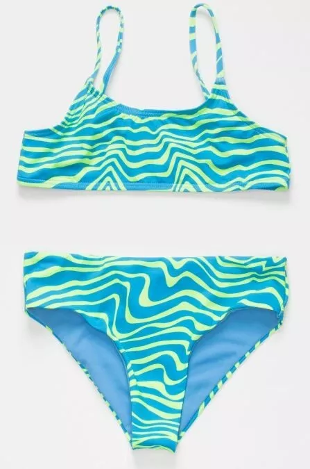 TILLYS RSQ Girls Wavey Bralette Bikini Set Size 12 NEW O12 eBay