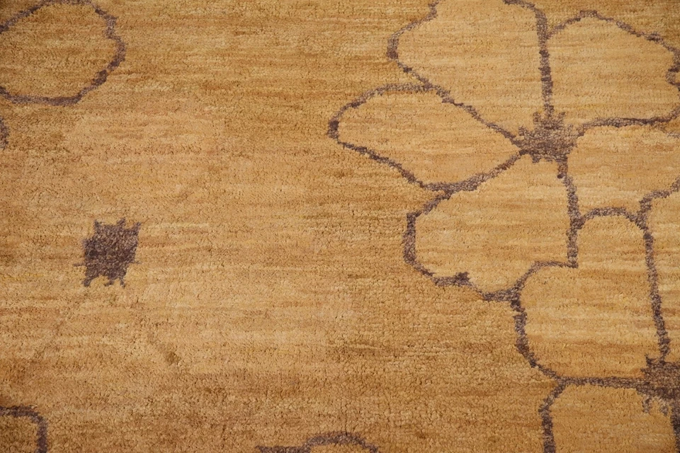 Alfombra oriental floral moderna 7x10 alfombra india hecha a mano Foto 4 de 4