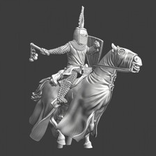 Northern Crusades Miniature Medieval Mounted Teutonic Crusader Knight Cavalry 3D