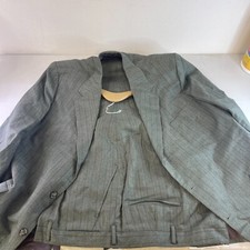 Vintage Gray Prince Fashion Fine Clothing Pants Coat Gray Pinstrip With Purple