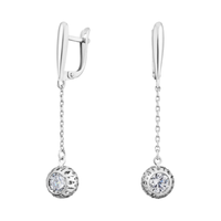 Ohrringe HäNger 925 Silber Zirkonia OhrhäNger Damenschmuck Echtschmuck