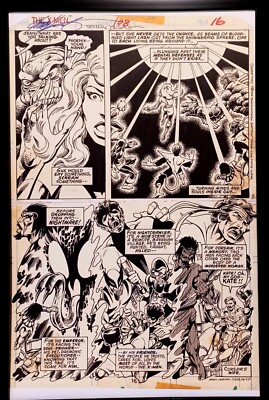 Uncanny X-Men #108 pg. 16 by John Byrne 11x17 FRAMED Original Art