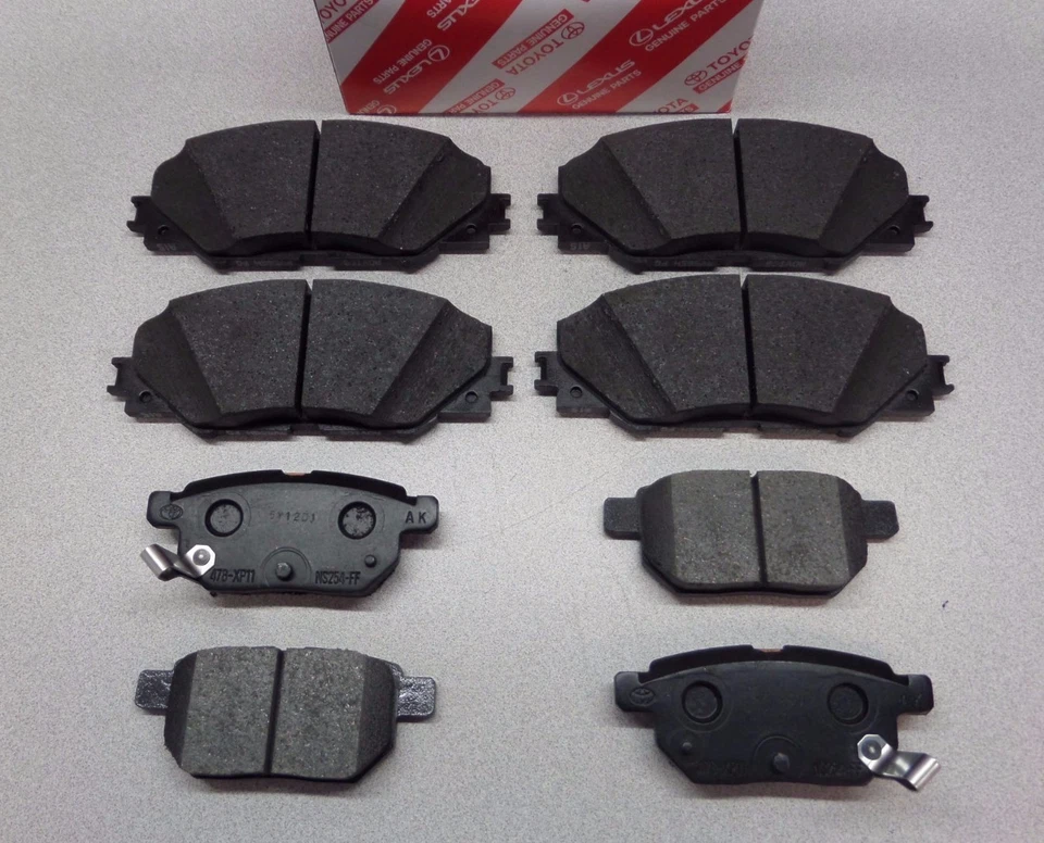 Juego de pastillas de freno delanteras y traseras originales OEM OE Scion tC 2011-2016 Foto 2 de 4